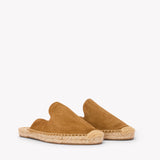 Women's Smoking Mule Espadrille | Suede | Miel Brown
