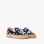 Women's Platform Smoking Espadrille | Embroidery | Wild Petals - Armada Blue - Womens Espadrilles - Wild Petals - Armada Blue - ET2C - 