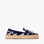 Women's Platform Smoking Espadrille | Embroidery | Wild Petals - Armada Blue - Womens Espadrilles - Wild Petals - Armada Blue - ET2C - 