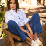 Women's Platform Smoking Espadrille | Embroidery | Wild Petals - Natural Undyed - Womens Espadrilles - Wild Petals - Natural Undyed - Soludos - 