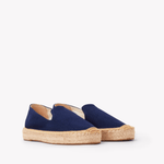 Women's Platform Smoking Espadrille | Woven Color | Armada Blue - Womens Espadrilles - Armada Blue - ET2C - 