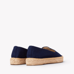 Women's Platform Smoking Espadrille | Woven Color | Armada Blue - Womens Espadrilles - Armada Blue - ET2C - 