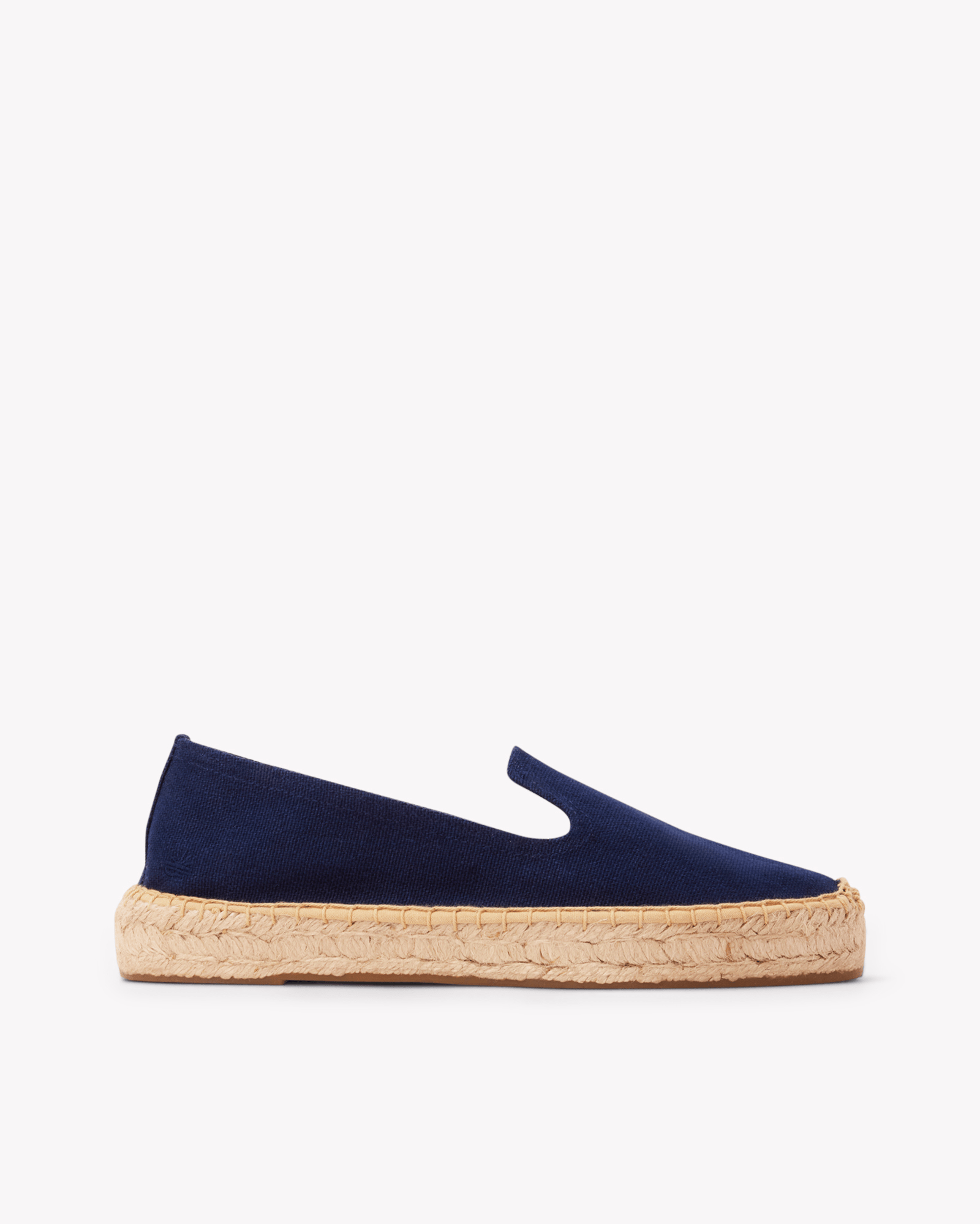 Women's Platform Smoking Espadrille | Woven Color | Armada Blue - Womens Espadrilles - Armada Blue - ET2C - 