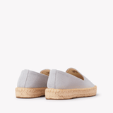 Women's Platform Smoking Espadrille | Woven Color | Dolphin Blue - Womens Espadrilles - Dolphin Blue - ET2C - 