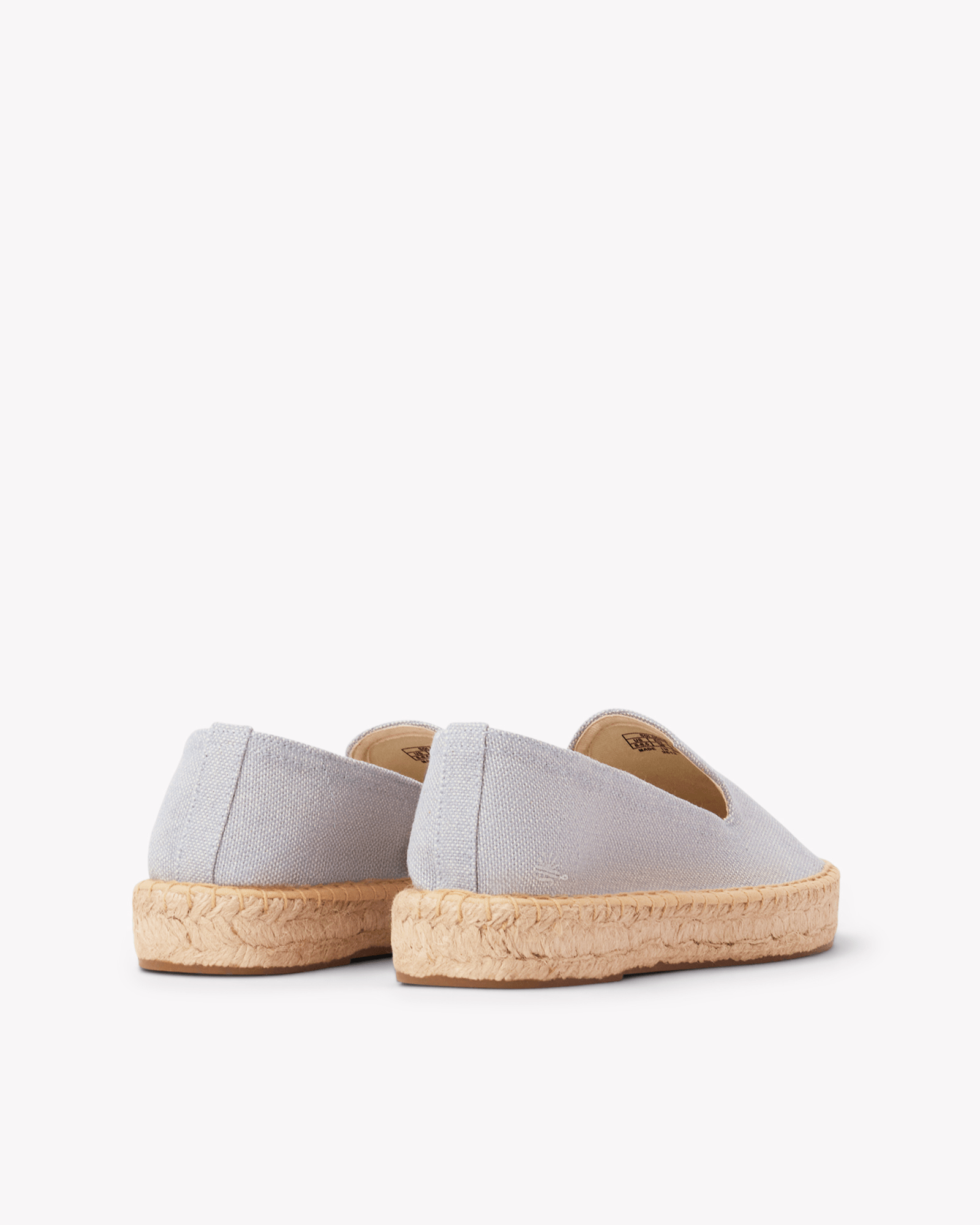 Women's Platform Smoking Espadrille | Woven Color | Dolphin Blue - Womens Espadrilles - Dolphin Blue - ET2C - 