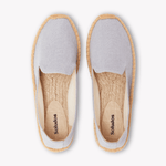 Women's Platform Smoking Espadrille | Woven Color | Dolphin Blue - Womens Espadrilles - Dolphin Blue - ET2C - 