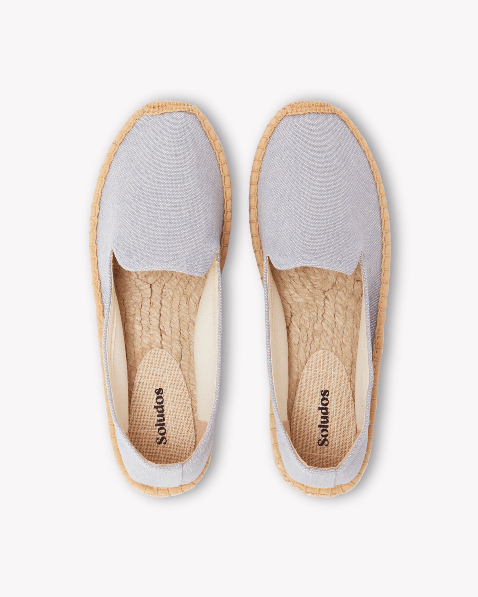 Women's Platform Smoking Espadrille | Woven Color | Dolphin Blue - Womens Espadrilles - Dolphin Blue - ET2C - 