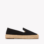 Women's Platform Smoking Espadrille | Woven Color | Noche Black - Women's Espadrilles - Noche Black - Soludos - 