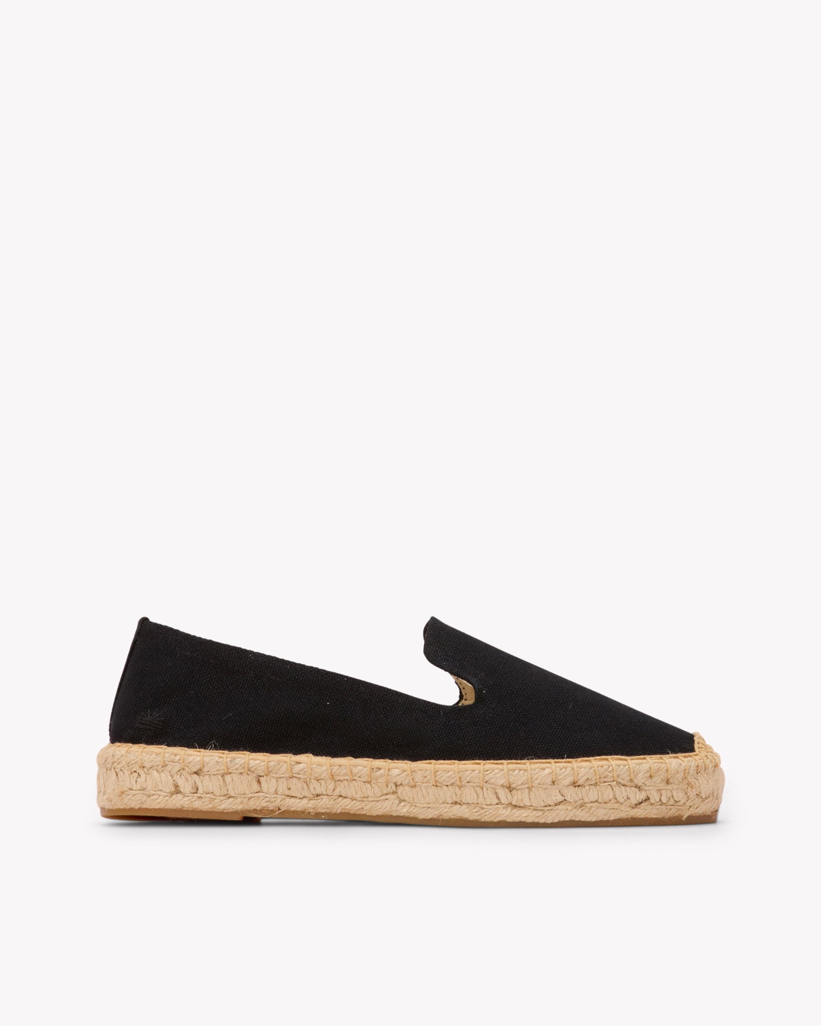 Women's Platform Smoking Espadrille | Woven Color | Noche Black - Women's Espadrilles - Noche Black - Soludos - 