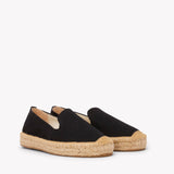 Women's Platform Smoking Espadrille | Woven Color | Noche Black - Women's Espadrilles - Noche Black - Soludos - 