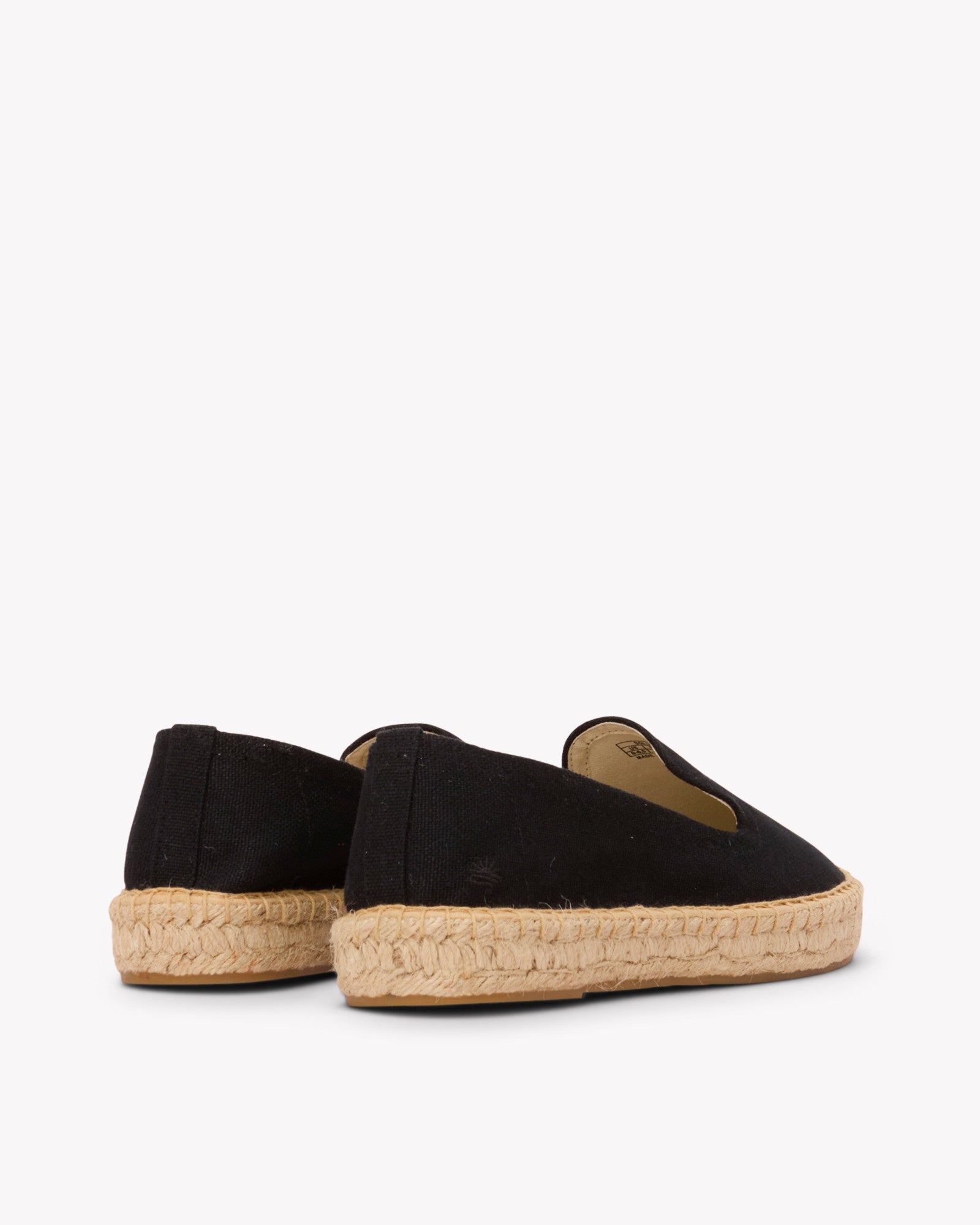 Women's Platform Smoking Espadrille | Woven Color | Noche Black - Women's Espadrilles - Noche Black - Soludos - 