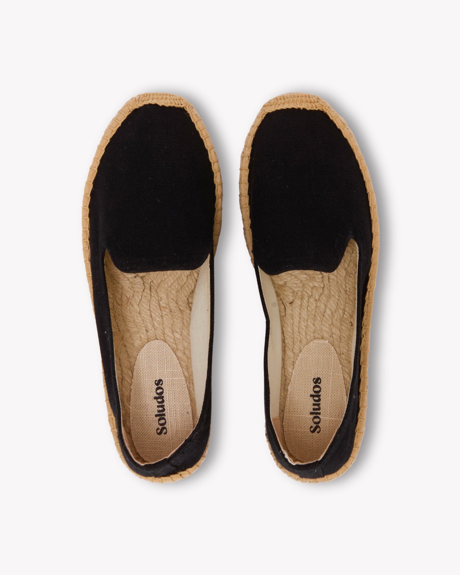 Women's Platform Smoking Espadrille | Woven Color | Noche Black - Women's Espadrilles - Noche Black - Soludos - 