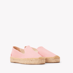 Women's Platform Smoking Espadrille | Woven Color | Dusty Rose Pink - Womens Espadrilles - Dusty Rose Pink - ET2C - 