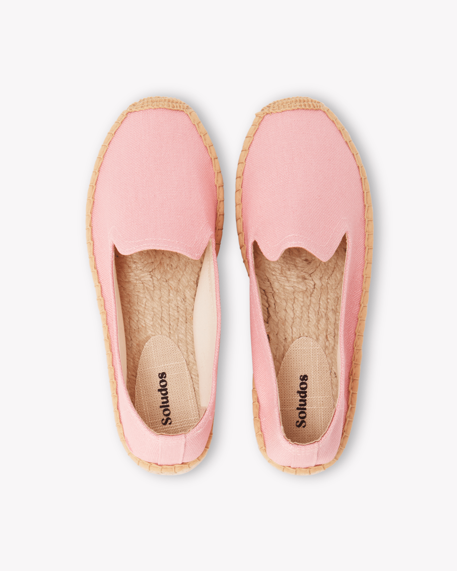 Women's Platform Smoking Espadrille | Woven Color | Dusty Rose Pink - Womens Espadrilles - Dusty Rose Pink - ET2C - 