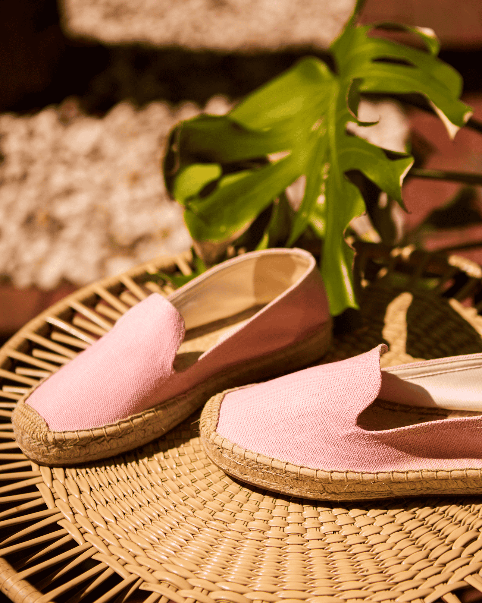 Women's Platform Smoking Espadrille | Woven Color | Dusty Rose Pink - Womens Espadrilles - Dusty Rose Pink - Soludos - 