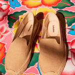 Women's Platform Smoking Espadrille | Woven Color | Safari Brown - Women's Espadrilles - Safari Brown - Soludos - 