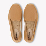 Women's Platform Smoking Espadrille | Woven Color | Safari Brown - Women's Espadrilles - Safari Brown - Soludos - 