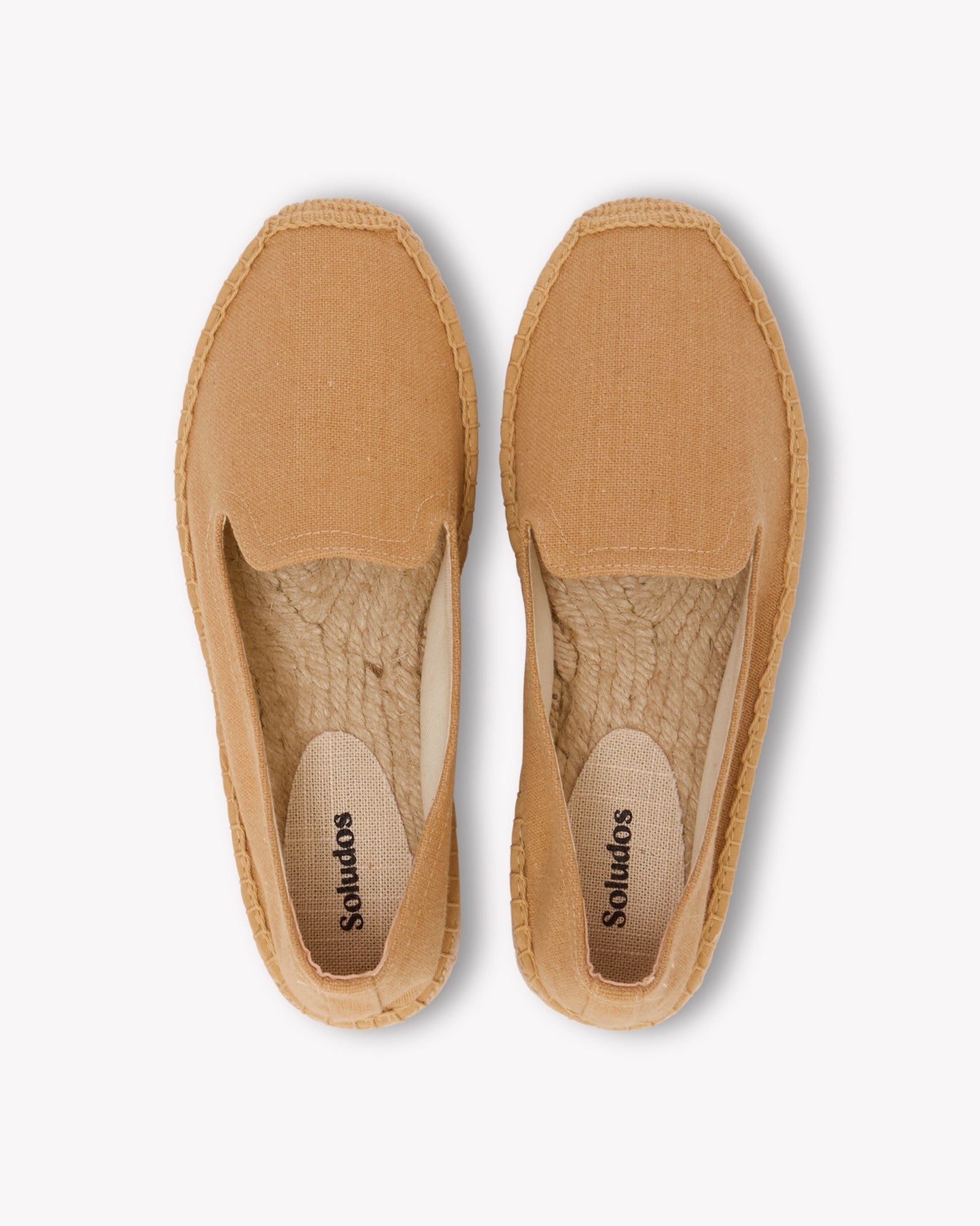 Women's Platform Smoking Espadrille | Woven Color | Safari Brown - Women's Espadrilles - Safari Brown - Soludos - 