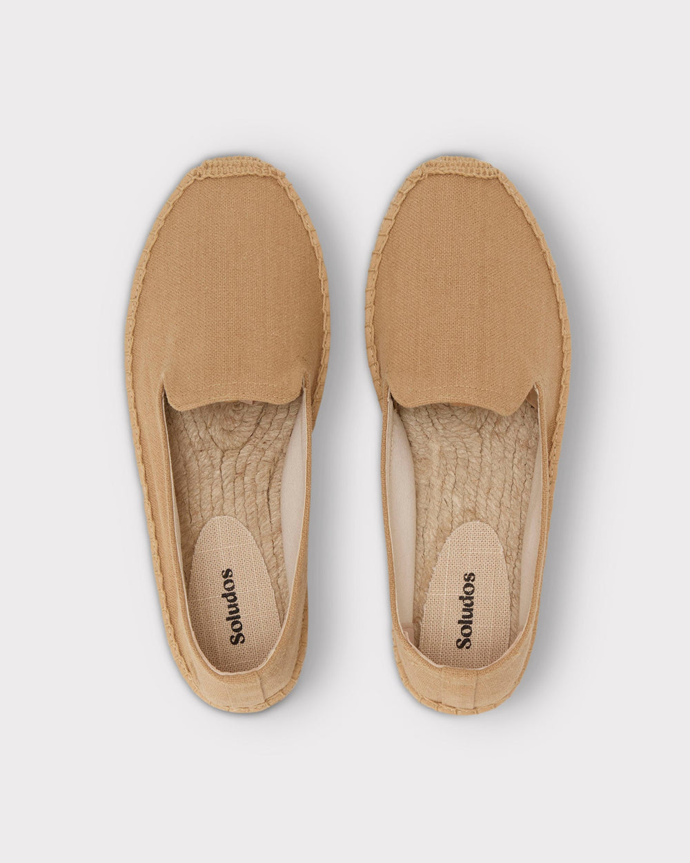 The Seville Smoking Slipper Platform - Classic - Taupe - Women's Espadrilles - Taupe - Soludos -