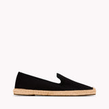 The Smoking Slipper - Tonal Piping - Tonal Black - Women's - Women's Espadrilles - Tonal Black - Soludos - 