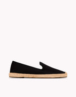 The Smoking Slipper - Tonal Piping - Tonal Black - Women's - Women's Espadrilles - Tonal Black - Soludos - 