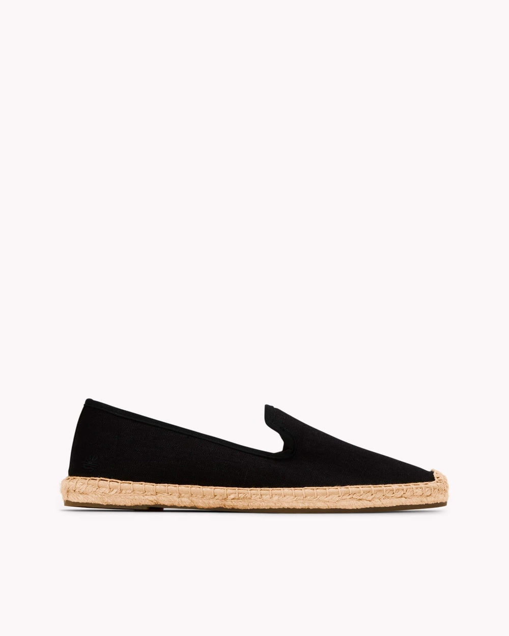 The Smoking Slipper - Tonal Piping - Tonal Black - Women's - Women's Espadrilles - Tonal Black - Soludos - 