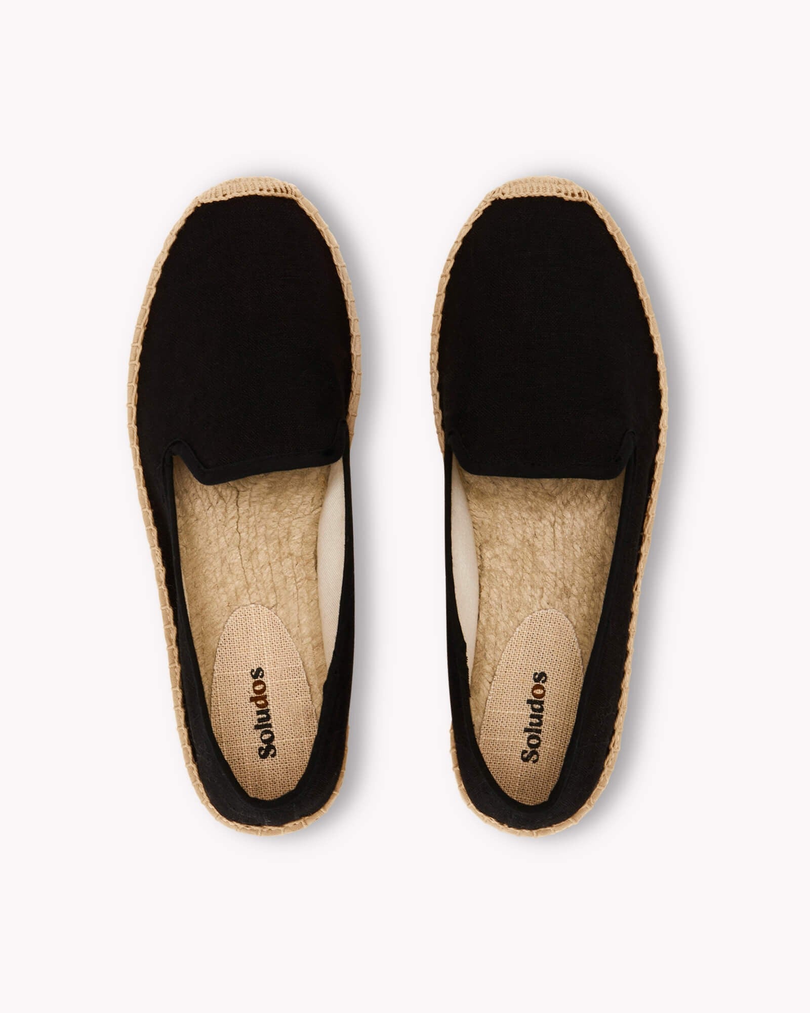 The Smoking Slipper - Tonal Piping - Tonal Black - Women's - Women's Espadrilles - Tonal Black - Soludos - 