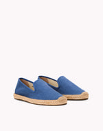 The Smoking Slipper - Tonal Piping - Tonal Blue - Women's - Women's Espadrilles - Tonal Blue - Soludos - 