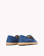The Smoking Slipper - Tonal Piping - Tonal Blue - Women's - Women's Espadrilles - Tonal Blue - Soludos - 