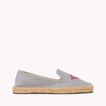 The Smoking Slipper - Embroidery / Allora Amore / Dolphin Blue - Women's - Women's Espadrilles - Dolphin Blue - ET2C - 