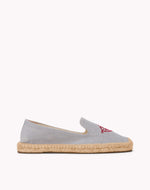 The Smoking Slipper - Embroidery / Allora Amore / Dolphin Blue - Women's - Women's Espadrilles - Dolphin Blue - ET2C - 