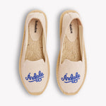 Women's Smoking Espadrille | Embroidery | Andale - Natural Undyed - Women's Espadrilles - Natural Undyed - Andale - Soludos - 