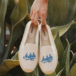 Women's Smoking Espadrille | Embroidery | Andale - Natural Undyed - Women's Espadrilles - Natural Undyed - Andale - Soludos - 