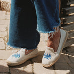 Women's Smoking Espadrille | Embroidery | Andale - Natural Undyed - Women's Espadrilles - Natural Undyed - Andale - Soludos - 