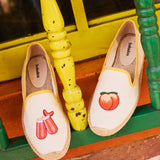 Women's Smoking Espadrille | Embroidery | Bellini - Natural Undyed - Women's Espadrilles - Bellini - Natural Undyed - Soludos - 