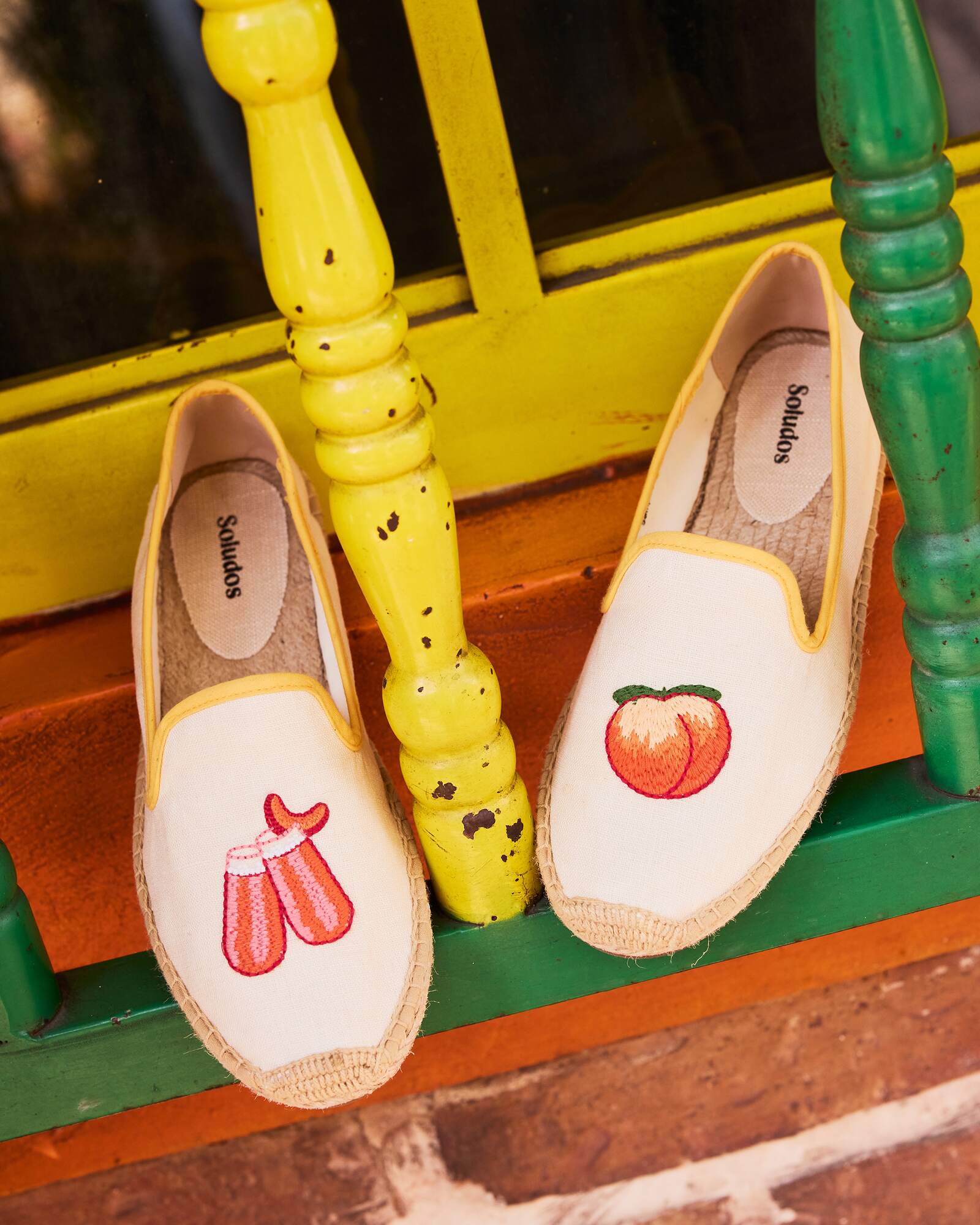 Women's Smoking Espadrille | Embroidery | Bellini - Natural Undyed - Women's Espadrilles - Bellini - Natural Undyed - Soludos - 