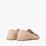 Women's Smoking Espadrille | Embroidery | Bluebonnets - Natural Undyed - Womens Espadrilles - Bluebonnets - Natural Undyed - ET2C - 