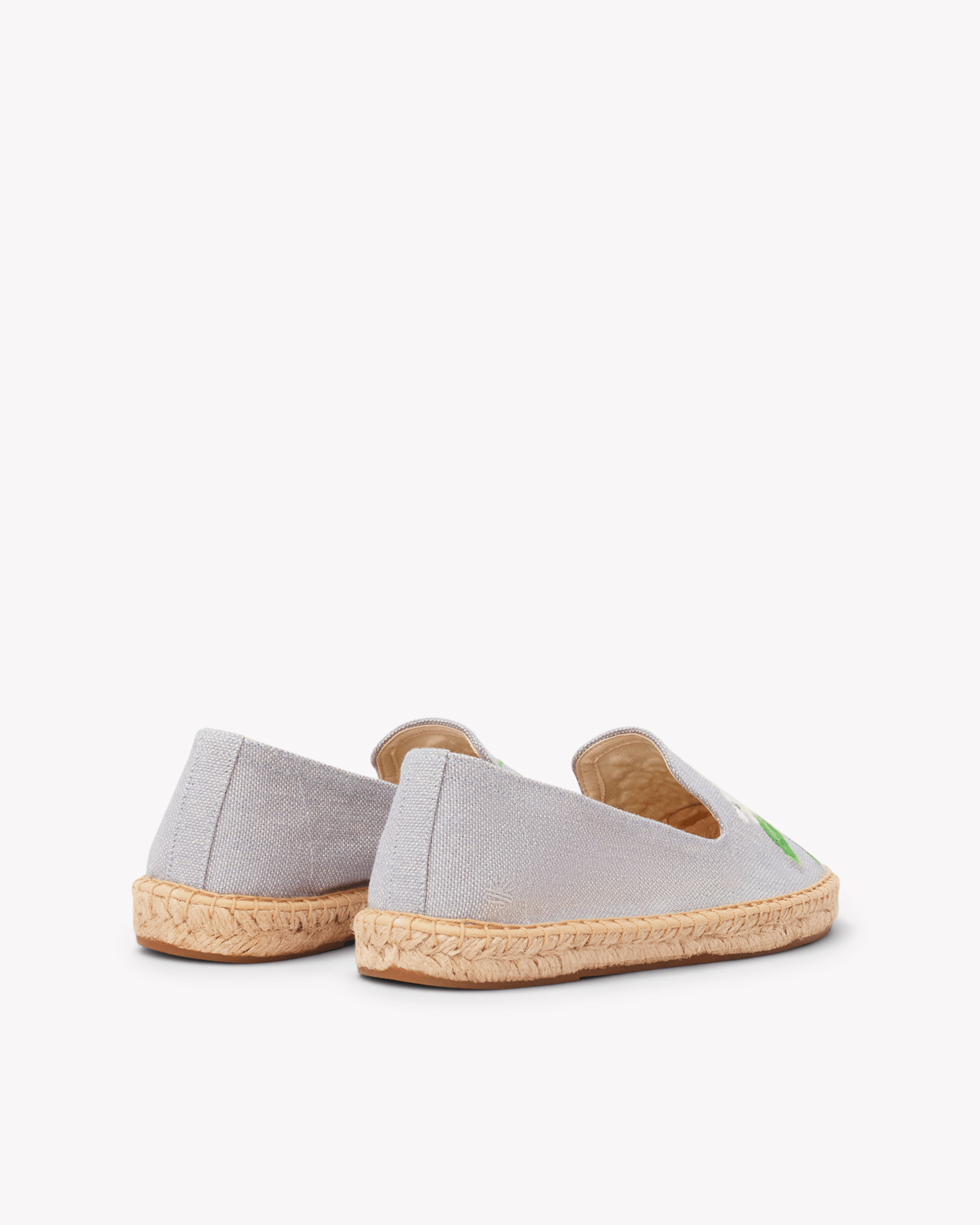 Women's Smoking Espadrille | Embroidery | Draper Hydrangeas - Dolphin Blue - Womens Espadrilles - Draper Hydrangeas - Dolphin Blue - Soludos - 