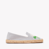 Women's Smoking Espadrille | Embroidery | Draper Hydrangeas - Dolphin Blue - Womens Espadrilles - Draper Hydrangeas - Dolphin Blue - Soludos - 