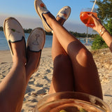 Women's Smoking Espadrille | Embroidery | Martini - Natural Undyed - Women's Espadrilles - Martini - Natural Undyed - Soludos - 