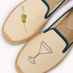 Women's Smoking Espadrille | Embroidery | Martini - Natural Undyed - Women's Espadrilles - Martini - Natural Undyed - Soludos - 