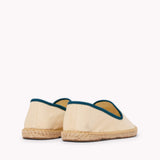 Women's Smoking Espadrille | Embroidery | Martini - Natural Undyed - Women's Espadrilles - Martini - Natural Undyed - Soludos - 