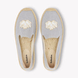 Womens_Espadrilles_The Smoking_Embroidery_Dolphin Blue - White Lotus - Women's Espadrilles - Dolphin Blue - White Lotus - Soludos - 