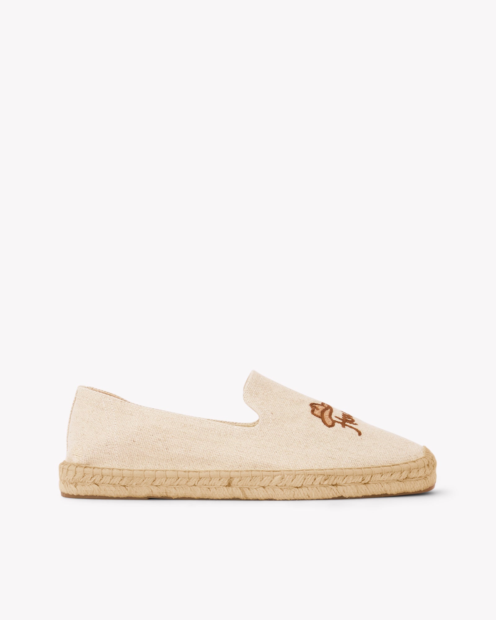 Women's Smoking Espadrille | Embroidery | Yeehaw - Natural Undyed - Women's Espadrilles - Natural Undyed - Yeehaw - Soludos - 