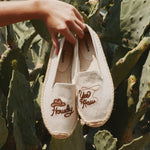 Women's Smoking Espadrille | Embroidery | Yeehaw - Natural Undyed - Women's Espadrilles - Natural Undyed - Yeehaw - Soludos - 