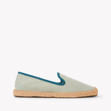 Women's Smoking Espadrille | Linen Color | Sea Green - Women's Espadrilles - Sea Green - Soludos - 