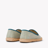 Women's Smoking Espadrille | Linen Color | Sea Green - Women's Espadrilles - Sea Green - Soludos - 