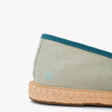 Women's Smoking Espadrille | Linen Color | Sea Green - Women's Espadrilles - Sea Green - Soludos - 