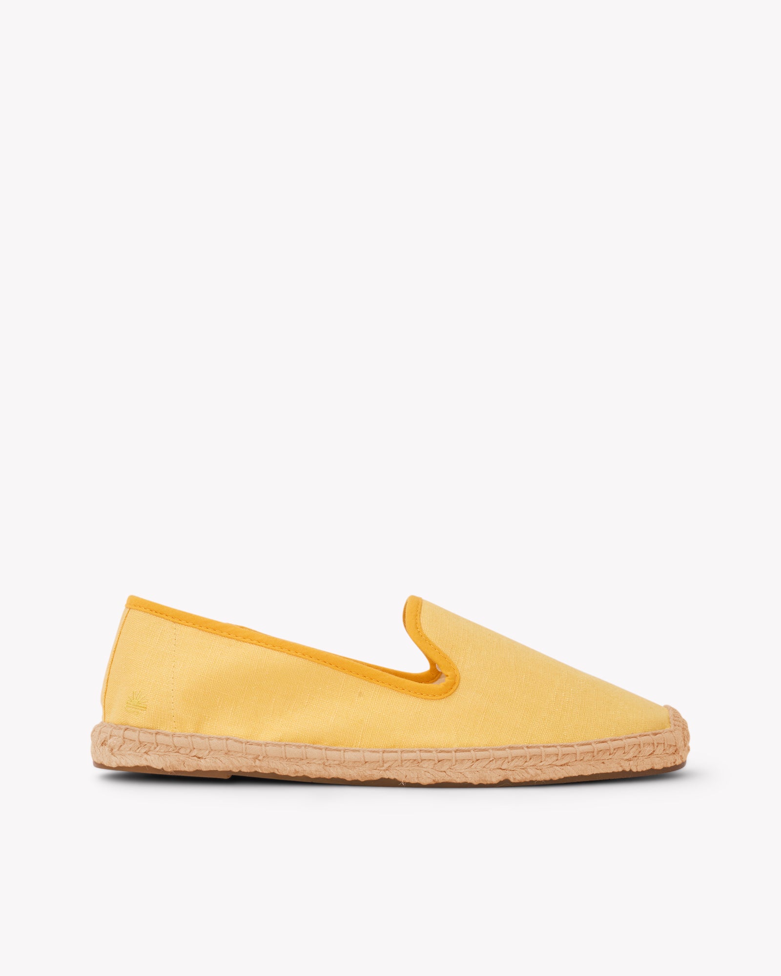 Women's Smoking Espadrille | Linen Color | Sunshine Yellow - Women's Espadrilles - Sunshine Yellow - Soludos - 