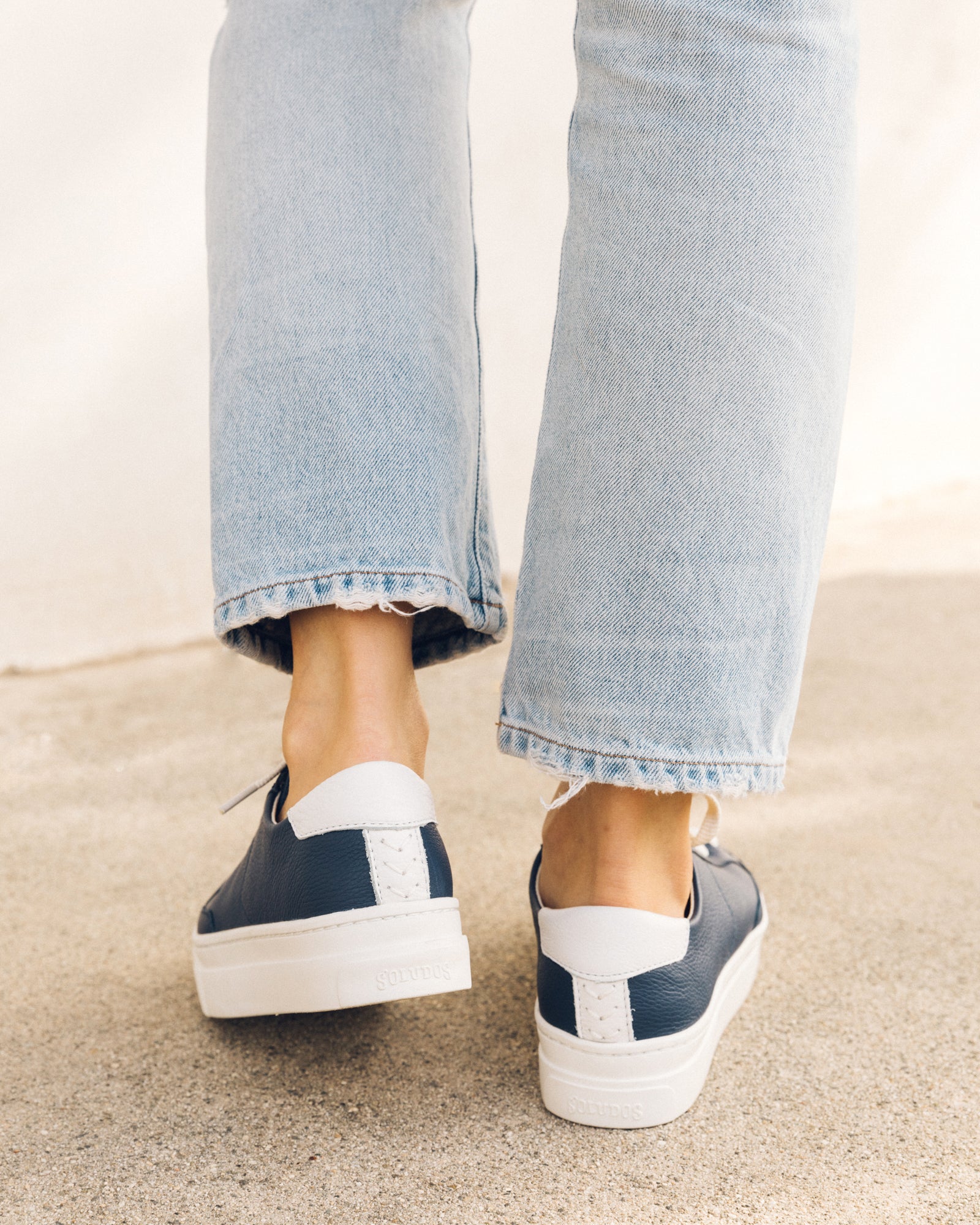 The Ibiza Platform - Classic - Marine Blue | Women's Sneakers 